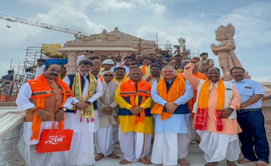 राम मंदिर में गूंजा नारा, छत्तीसगढ़ के भांचा राम, जय श्री राम, जय श्री राम