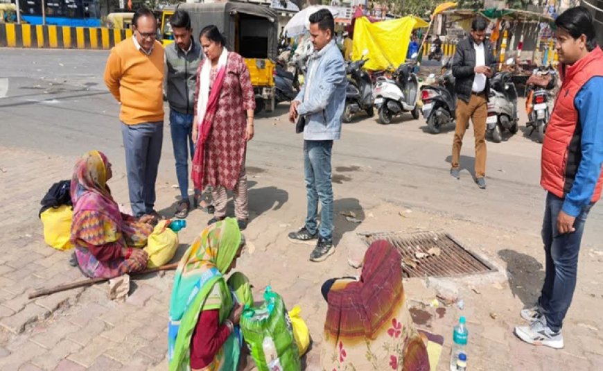 भिक्षावृत्ति करते हुए पाये जाने पर 12 भिक्षुकों को रेस्क्यू किया गया