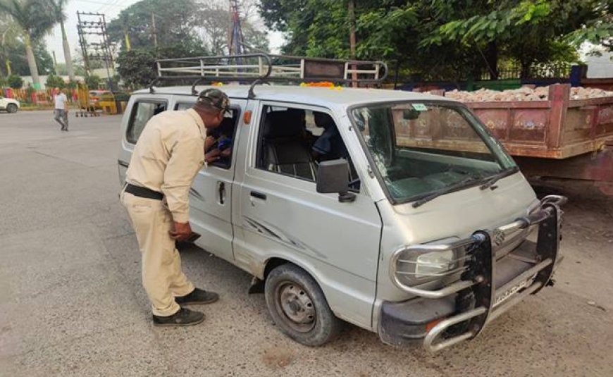 वाहन चेकिंग की मुहिम जारी